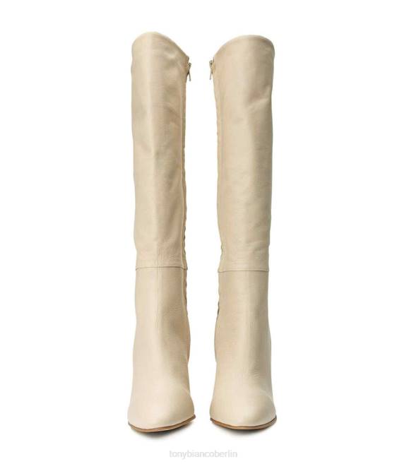 kniehohe Stiefel| de Tony Bianco Frauen Bellez-Kalbsstiefel Vanille Venedig 4624444